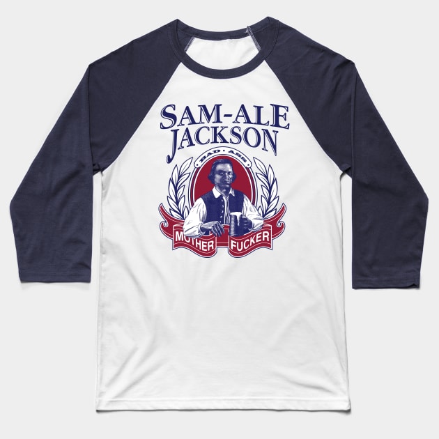 Sam Ale Jackson Dark Baseball T-Shirt by Hindsight Apparel